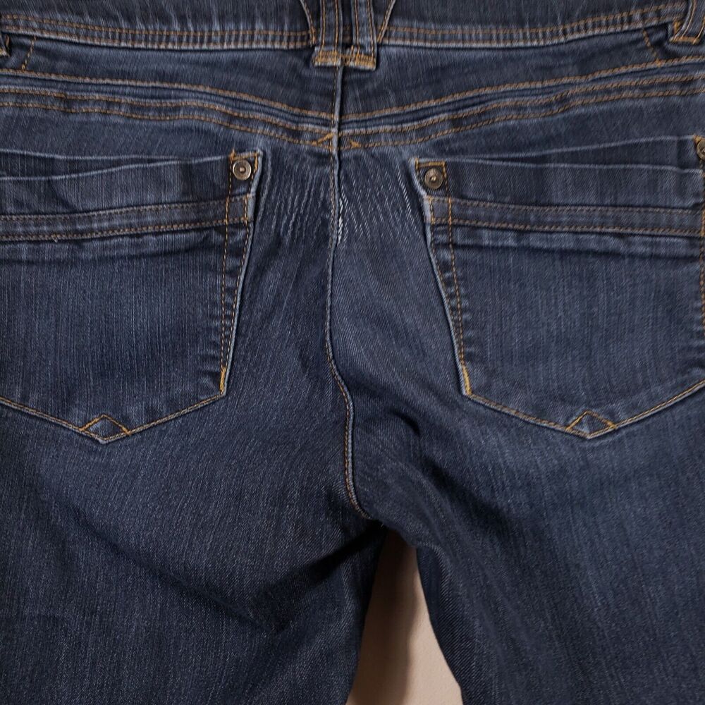 Democracy Jeans Womens 30x25 Size 4 Ab Tech Dark Wash Skinny Stretch Elastic - Picture 8 of 16